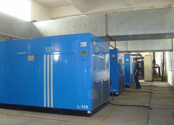 凌格風螺桿空壓機案例展示